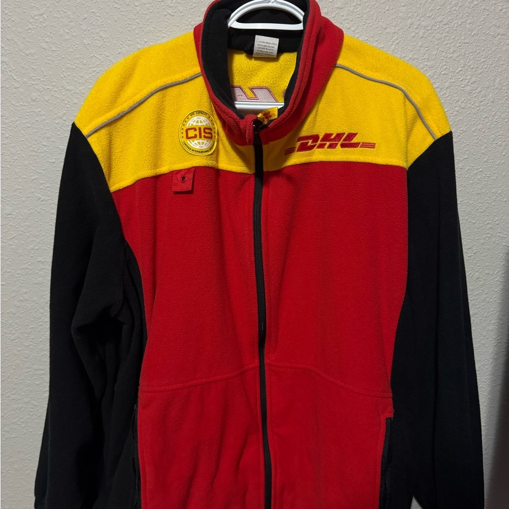 Men's Red and Yellow Jacket